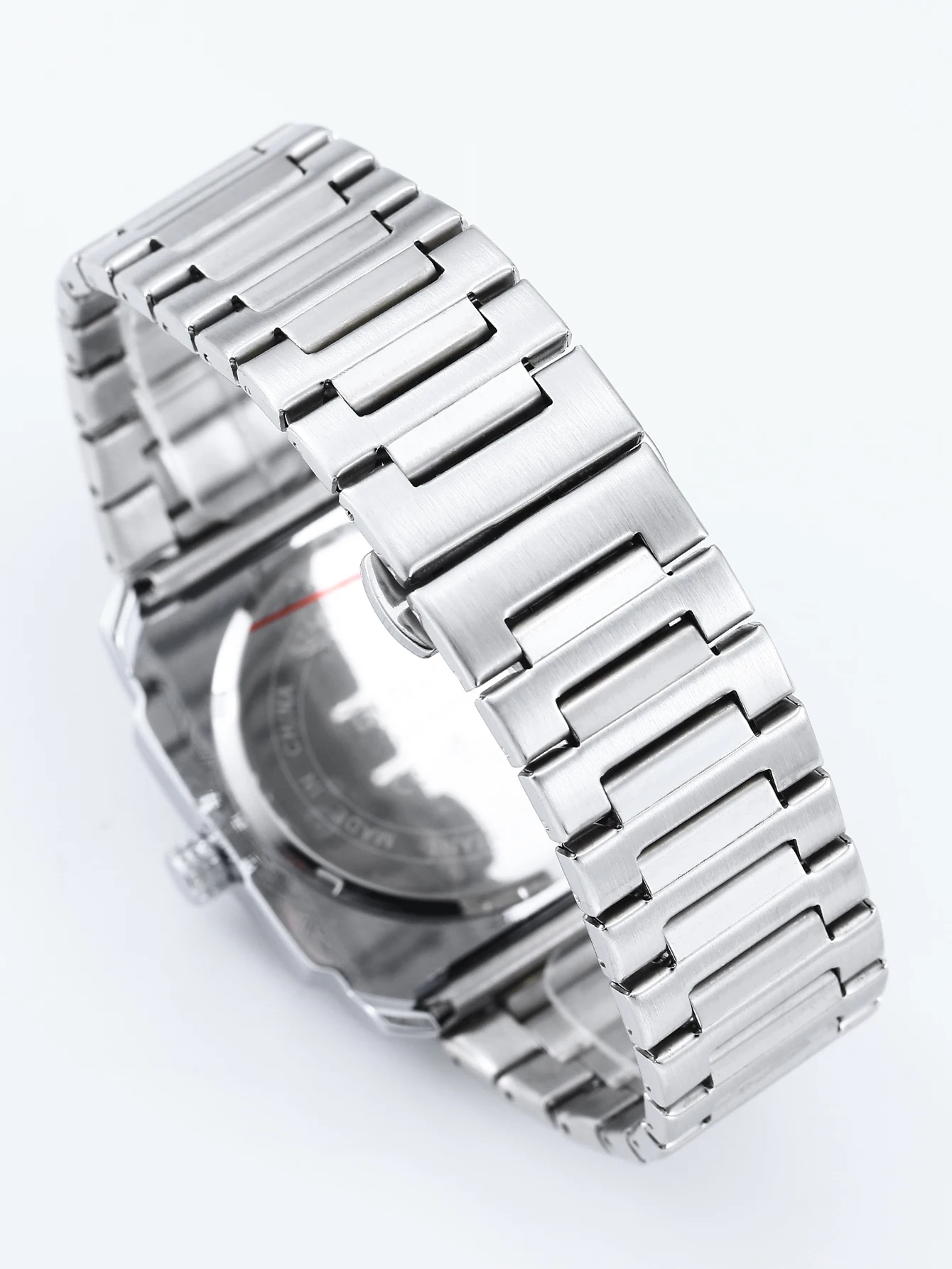 Men's Luxury Octagon Dial Stainless Steel Minimalist Wristwatch