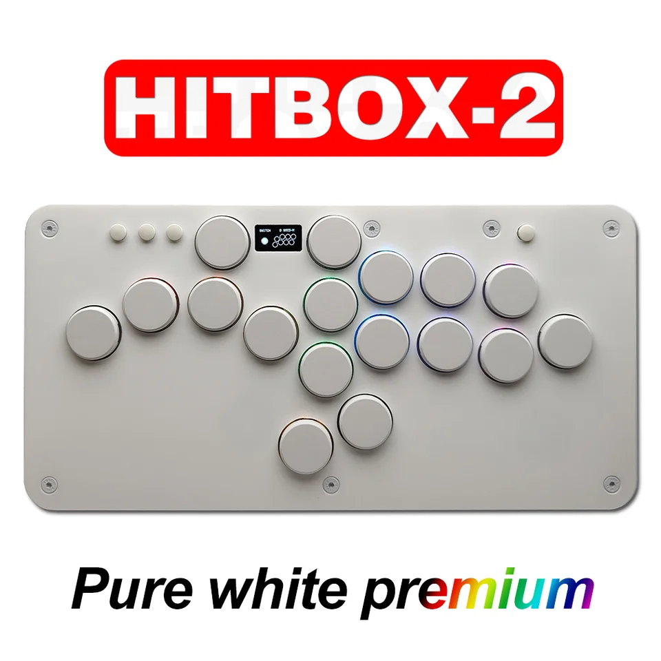 SiTong HITBOX-2 Pure White Full Silent Kailh Low Red Steam