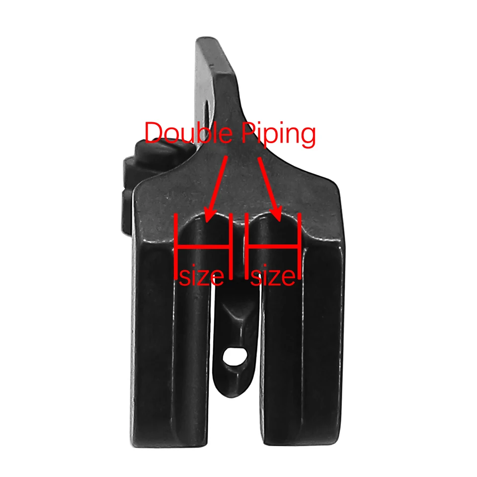 Set Di Piedini Per Tubazioni BLOOY S32 Per Macchine Da Cucire Industriali JUKI, Consew, Seiko, Singer, Mitsubishi. Misura 3,2 Mm. Include Piedino Interno Ed Esterno.