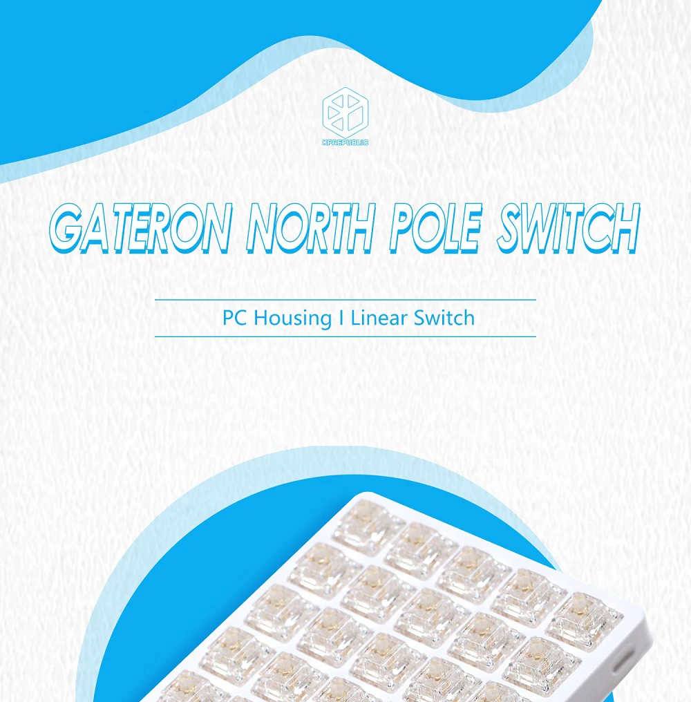 para Teclado Mecânico, PC Claro e Transparente,