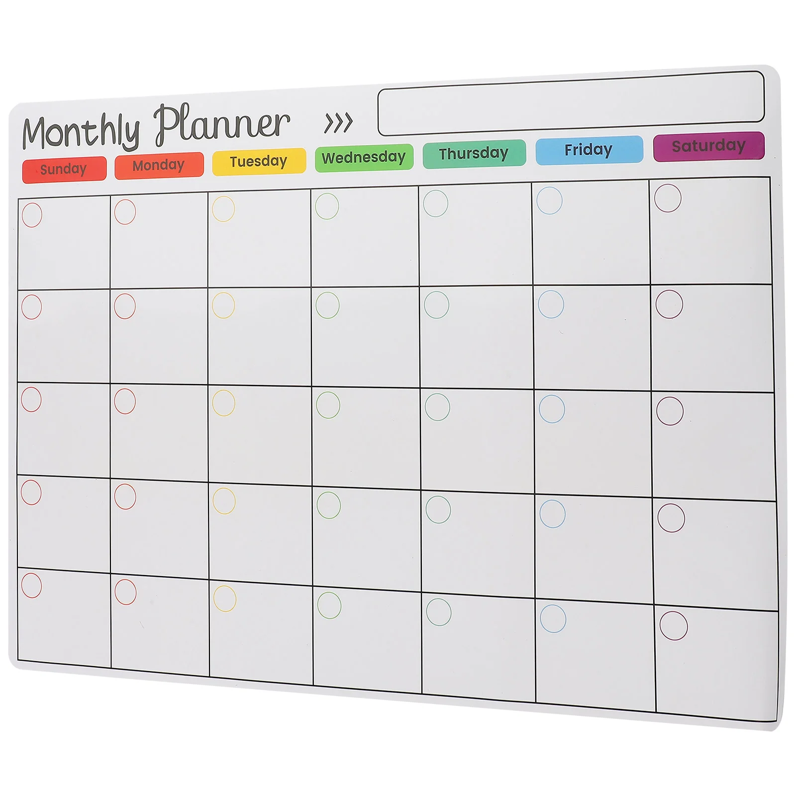 A3 Size Magnetic Weekly Monthly Planner Magnetic Whiteboard Fridge Magnet Flexible Daily Message Drawing Refrigerator Bulletin