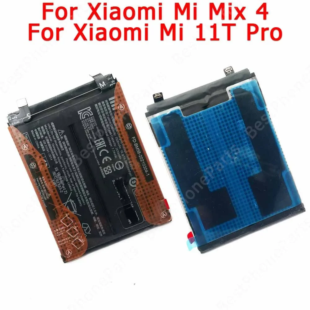 Xiaomi Mi 11t pro,5g,x4,bm58,li-ion交換用,スペアパーツ用バッテリー