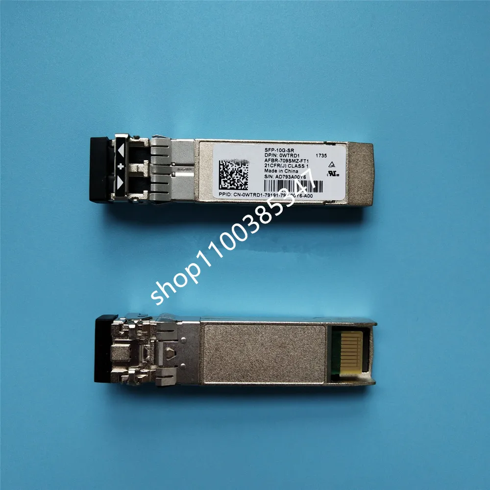 del/10gb SFP/0WTRD1/AFBR-709SMZ-FT1/SFP-10G-SR switch 10g sfp 10G SR 850NM Fiber Transceiver module/10g sfp adapter switch