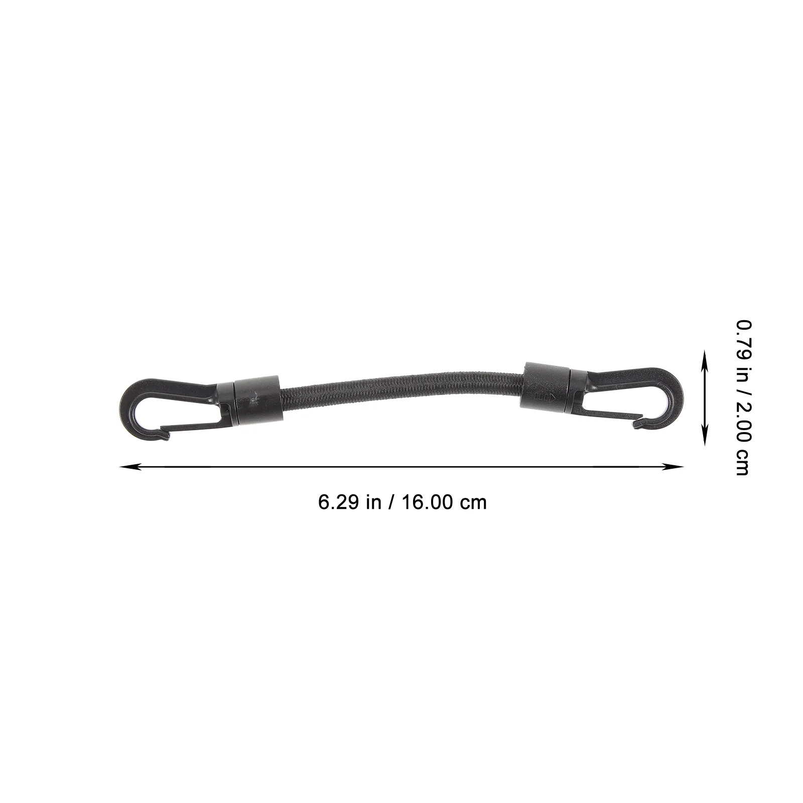 Elastic Hook Straps Multi-Function Tie Down Straps Outdoor Camping Buckle Straps Keychain Heavy Duty Carabiner