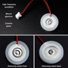 D20mm 110KHz Ultrasonic Mist Maker Microporous Atomizing Transducer Mist Maker Ceramic Humidifier 108-110KHz 5