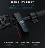 iScooter i9 Trottinette Électrique 350W Moteur 36V7.5Ah 30km d'Autonomie Pneu en Nid d'Abeille de 8,5 pouces Trottinette Électrique avec Application et Affichage ECO. 3