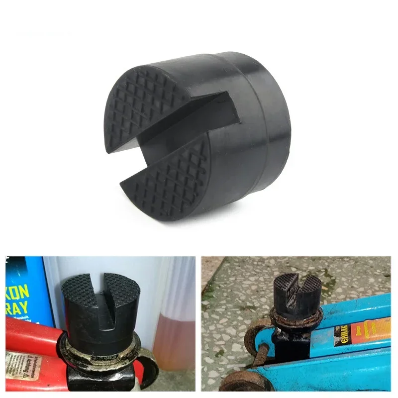 Floor Slotted Car Rubber Jack Pad Frame Protector Adapter Jacking Tool Pinch Weld Side Lifting Disk For Lexus Subaru Fiat Volvo