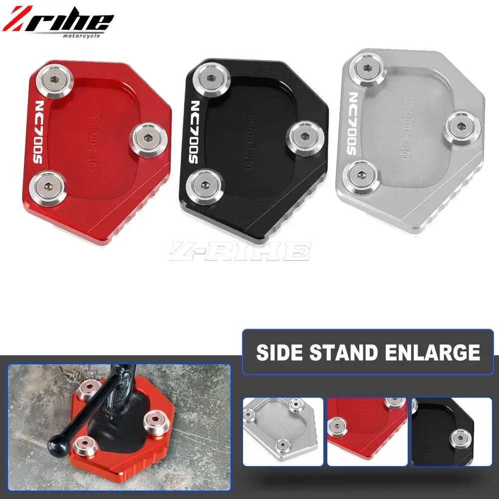 

For Honda NC700S/X NC700 S NC700X NC 700 2012 2013 CNC Kickstand Foot Side Stand Extension Pad Support Plate Enlarge Stand