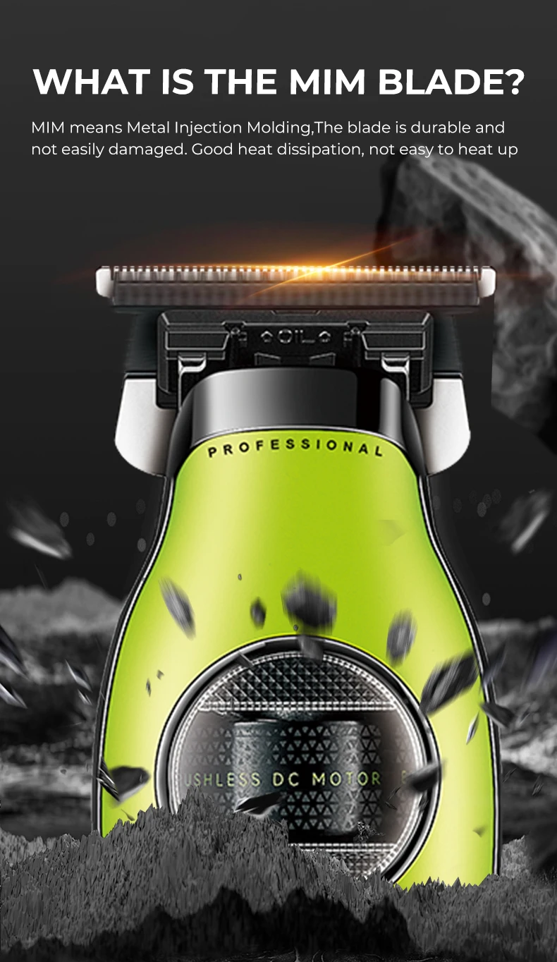 Trimmer Professional Hair Cutting Machine Electric Hair Clipper External Rotor M