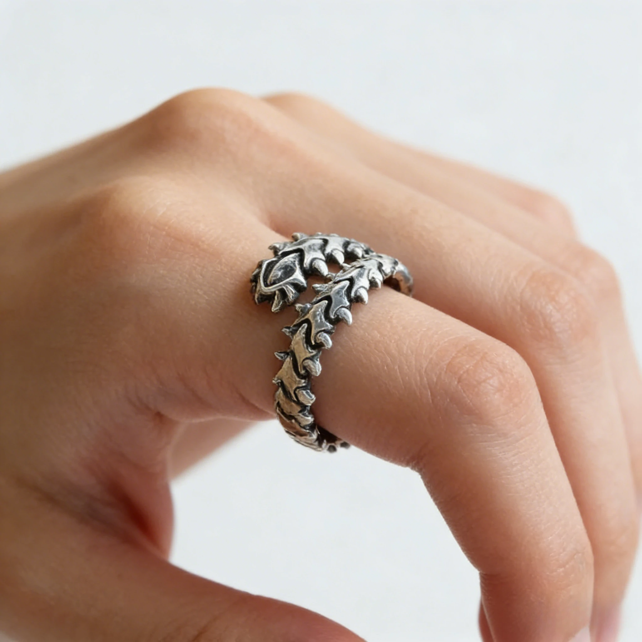 Adjustable Anime Cosplay Ring Unisex Punk Style Jewelry Gift Accessory