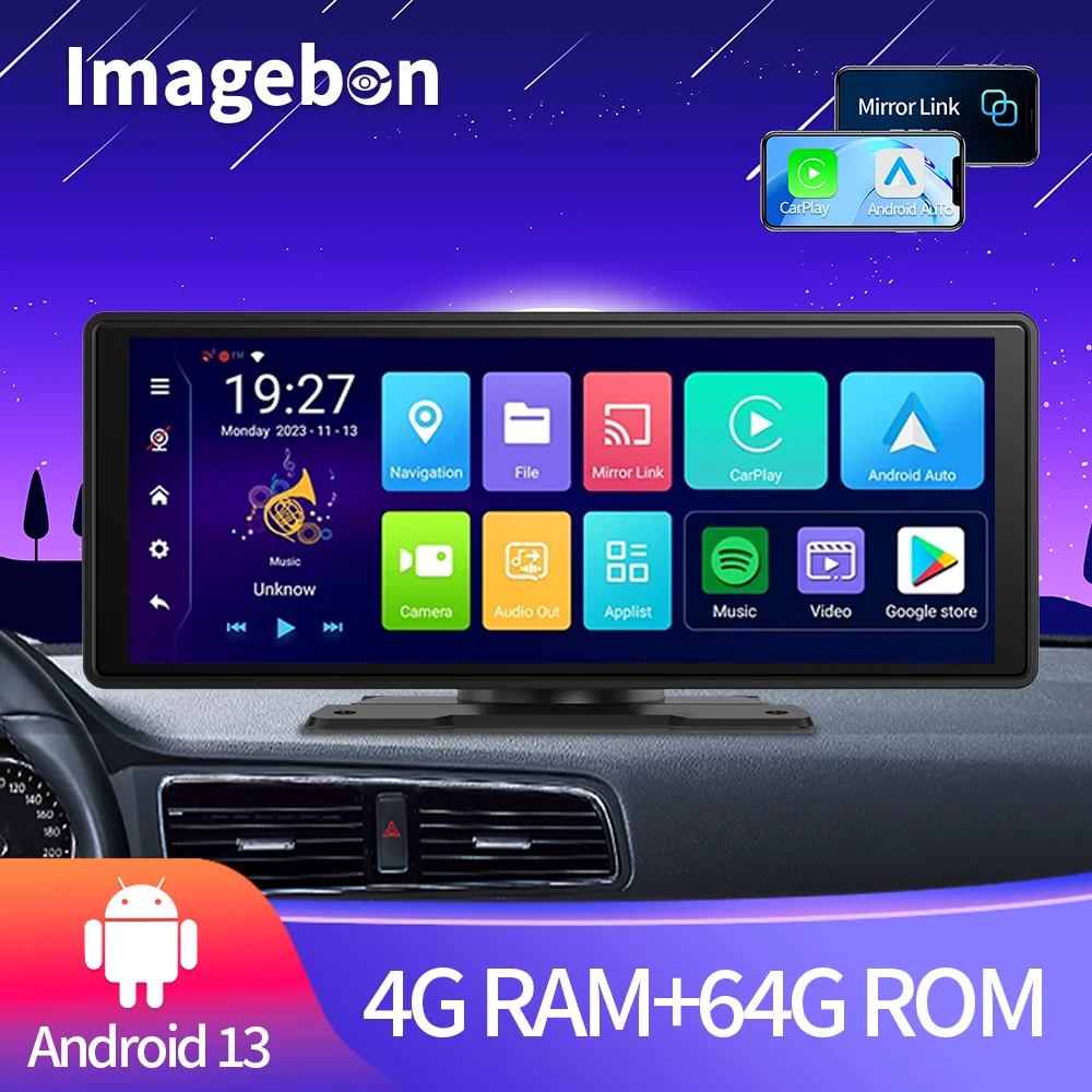 4K CarPlay ダッシュボード 11.26インチ 人気】 11.26インチ Carplay ダッシュボードモニター ダッシュカム 4K