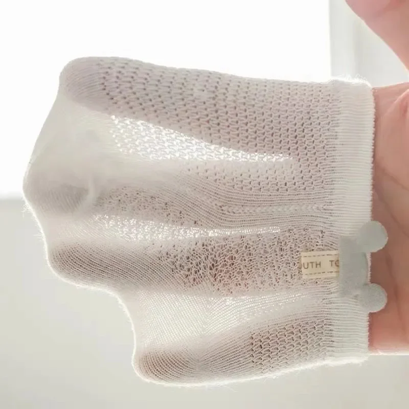 Baby Socks Thin Baby Socks Summer Breathable Mesh Socks Newborn Toddler Cartoon Boys Princess Girls Clothing Accessories
