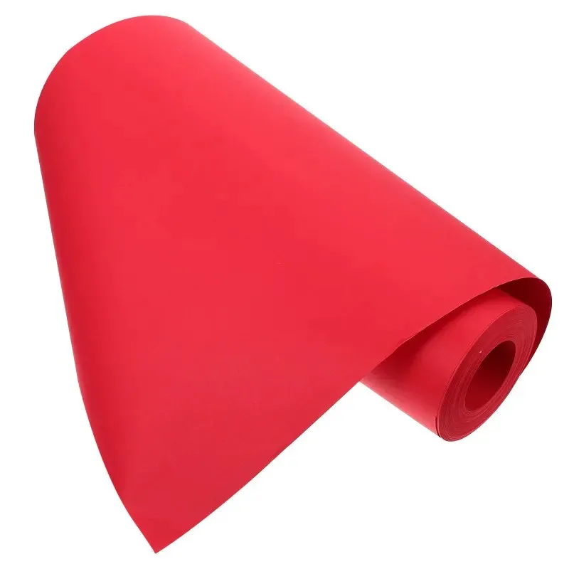Eco-Friendly Red Kraft Packaging Paper for Shipping and Cushioning