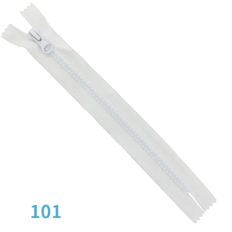 Durable Resin Zipper for Crafting and Sewing Projects, 2-Pack