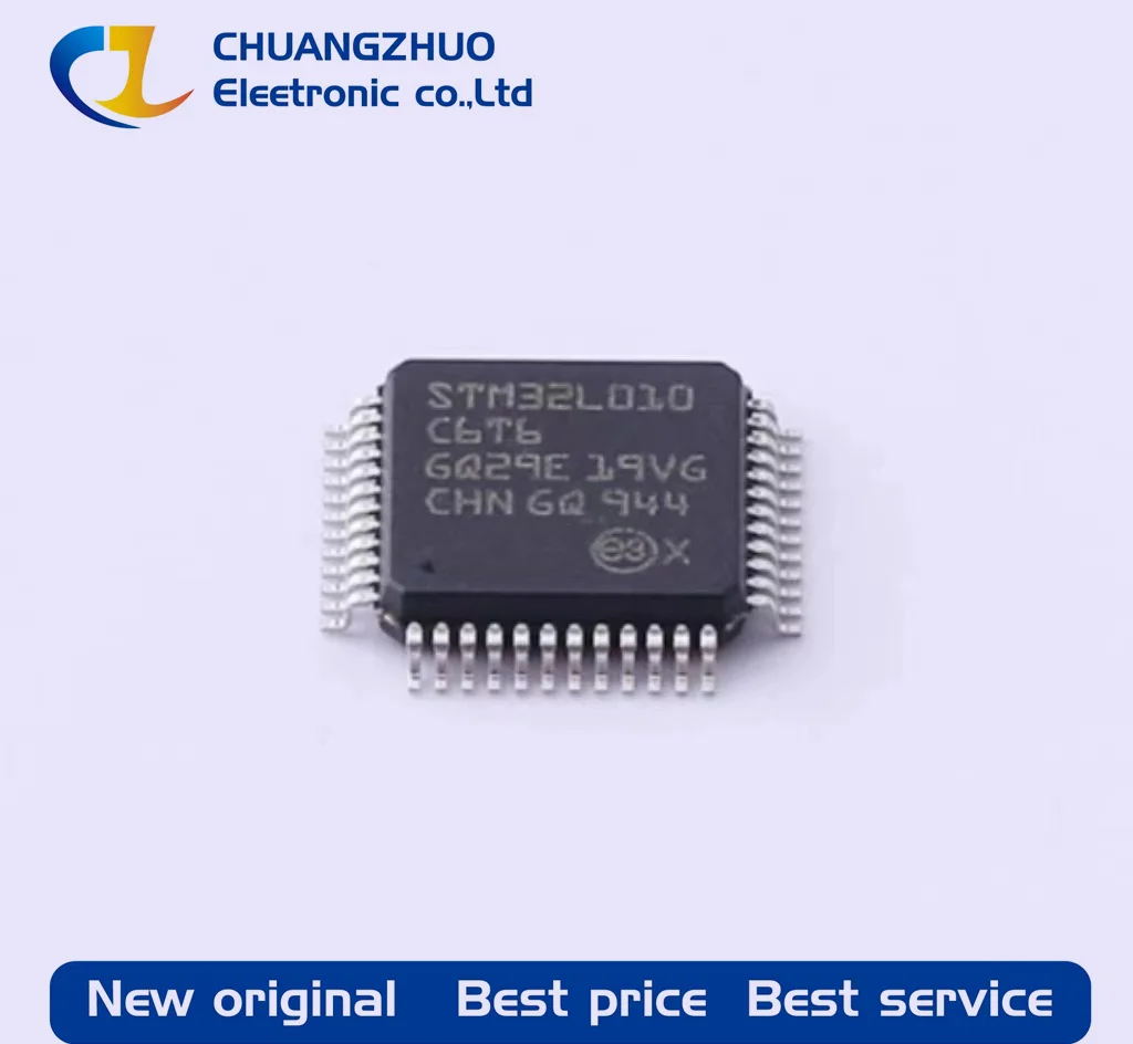 

1Pcs New original STM32L010C6T6 32KB ARM Cortex-M0 8KB 32MHz FLASH 38 LQFP-48(7x7) Microcontroller Units