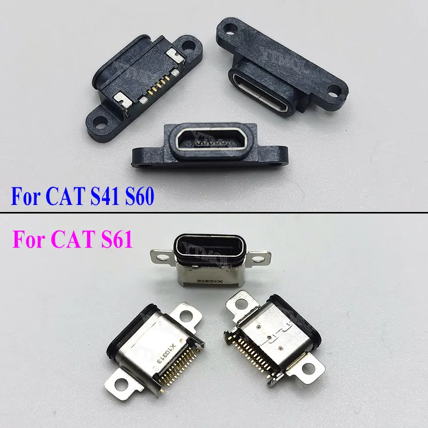 

1-10Pcs Micro USB Type c Type-C Charge Charging Jack Socket Connector Replacement Repair For CAT S41 S60 S61 Port Replacement