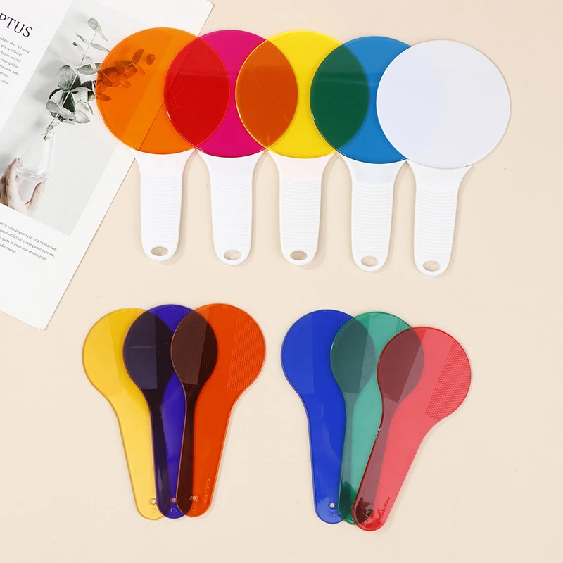 

Цветные смешанные игрушки для детей, научный красный зеленый желтый оптический фильтр, раннее образование, учебные пособия, фабрика