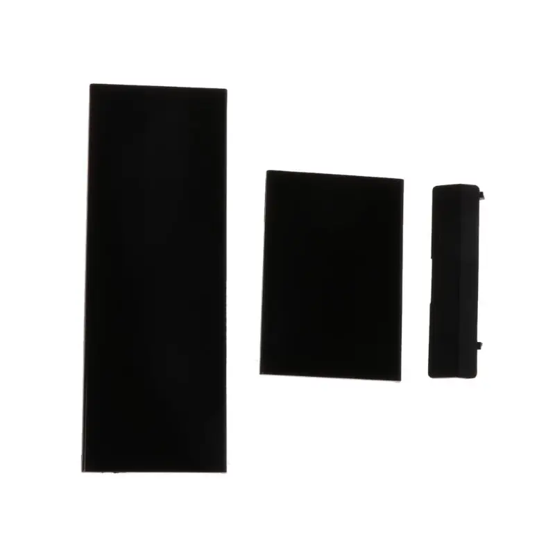 

100pcs Replacement White Black Memory Card Door Slot Cover Lid 3 Parts Door Covers for Wii Console Accessories