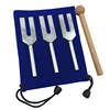 Tuning Forks Set 4096 Hz 4160 Hz 4225 Hz Tuning Forks Set Tuning Fork With Wooden Hammers And Cloth Bag Aluminum Alloy Style 1 5