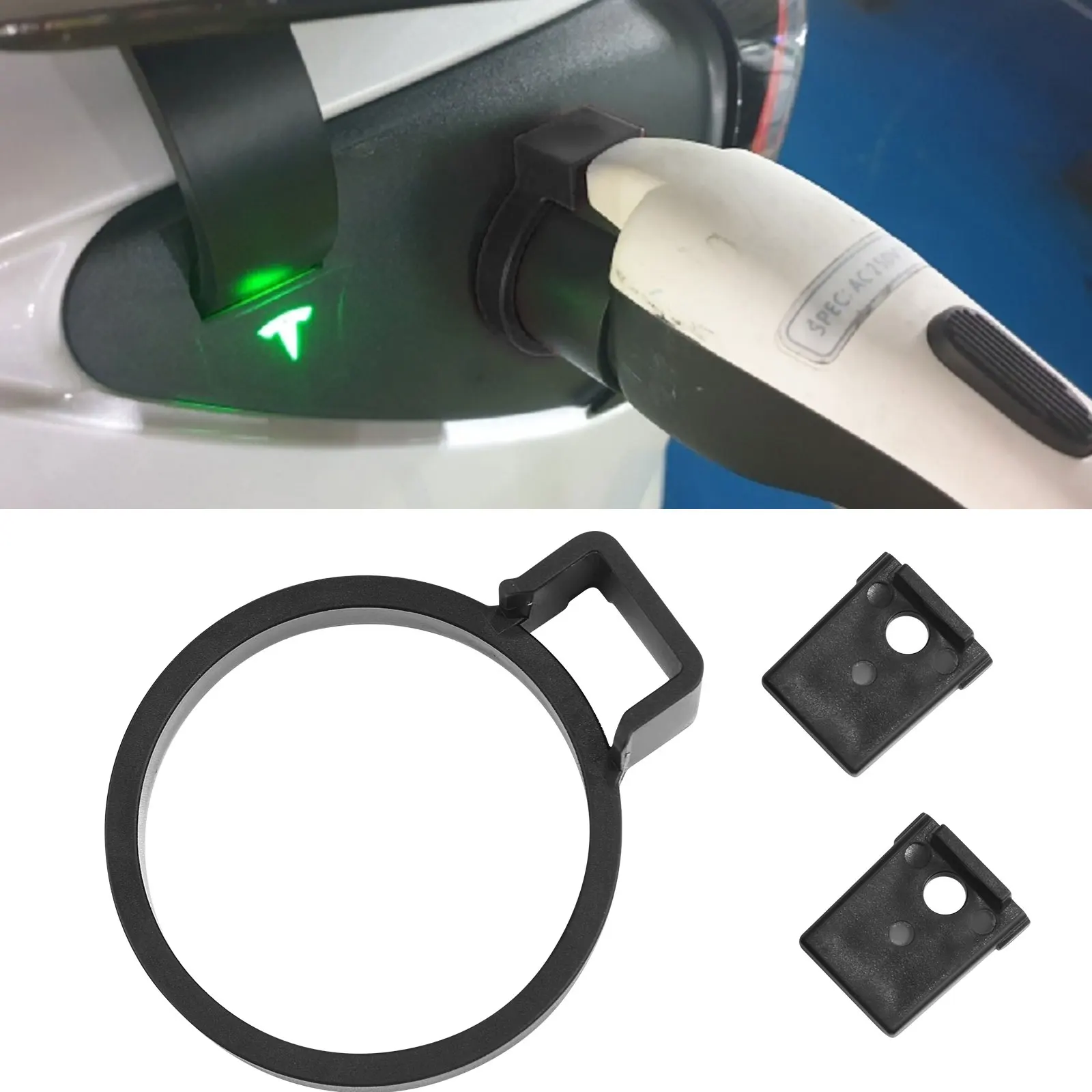 

J1772 For Tesla Model 3 2022 Model Y J1772 Charge Adapter Charging Lock safety protection Car Accessories Model3 ModelY 2021
