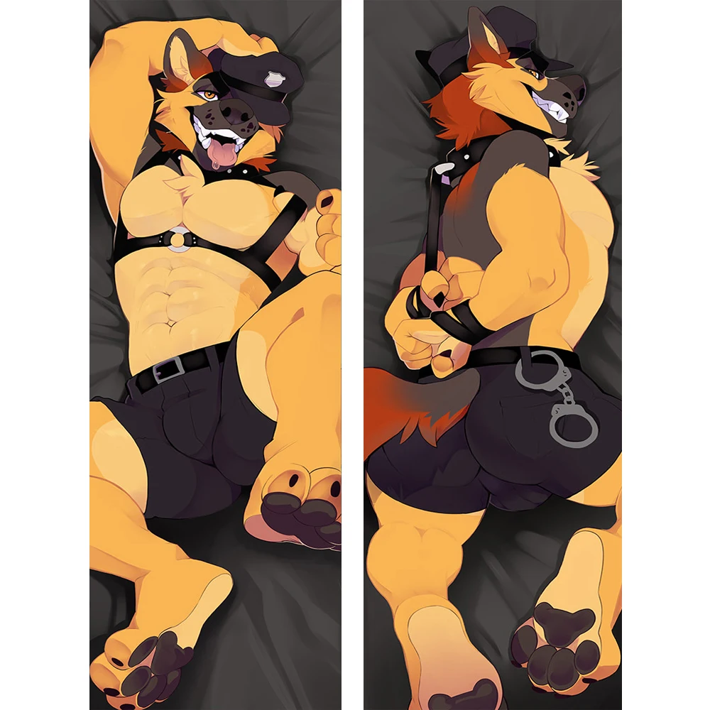Dakimakura Anime Furry Orcus Rex (Bad Dragon) Pillowcase Double-sided Print DIY Customized Hugging Body Pillow Cover Case 2