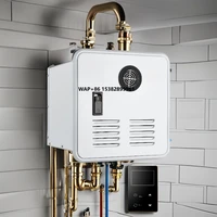 Chauffe-eau sans réservoir pour camping-car - 55 000 BTU - Eau chaude - Porte blanche et télécommande incluses 1