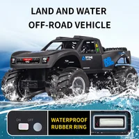 JJRC Q156 Waterproof RC Car 1:16 Water & Land Amphibious Off Road Climbing 4WD Remote Control Racing Car All Terrain Car Toy RTR 1