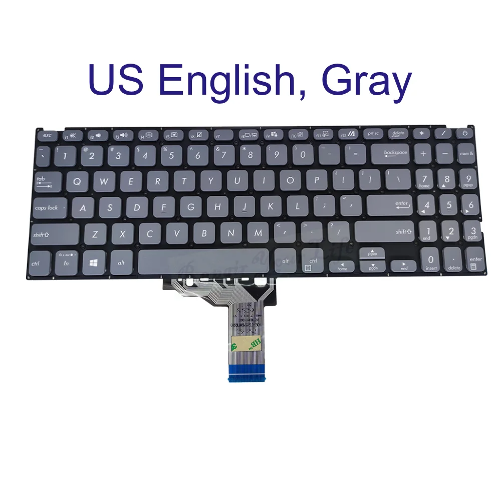 Teclado para Notebook Asus Vivobook R565j R565e R565ea R565ja R565fa R565ma Eua ru Rus Inglês Russo Tailandês - Imagem 2
