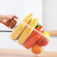 Boîte de rangement pour réfrigérateur, tiroir, porte latérale du réfrigérateur, boîte de rangement pour œufs de cuisine, qualité alimentaire congelée, boîte transparente de conservation des frais 6