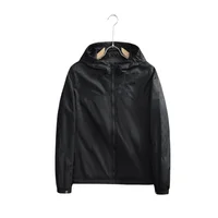 New Storm Jacket Outdoor Sports Camping Mountaineering Fashion Men's Windproof British Wind Hooded Simple Storm Jacket 1