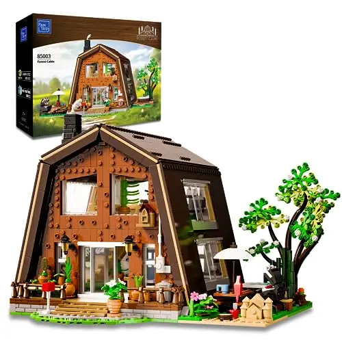 

Compatible with 21338 Wood-cabin Building Set Architecture Outdoor Pool And Bbq Model Building Kit Construction Building Set