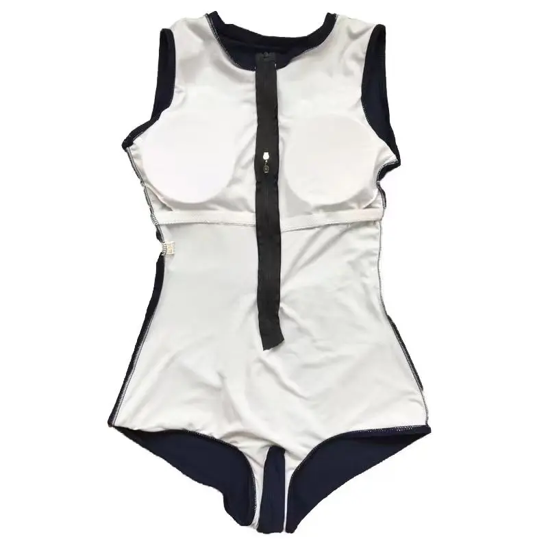 Sexy Matte Blue Leotards Sleeveless Bodysuit High Cut One Piece Swimwear Women Swimsuit Japanese Bathing Suit