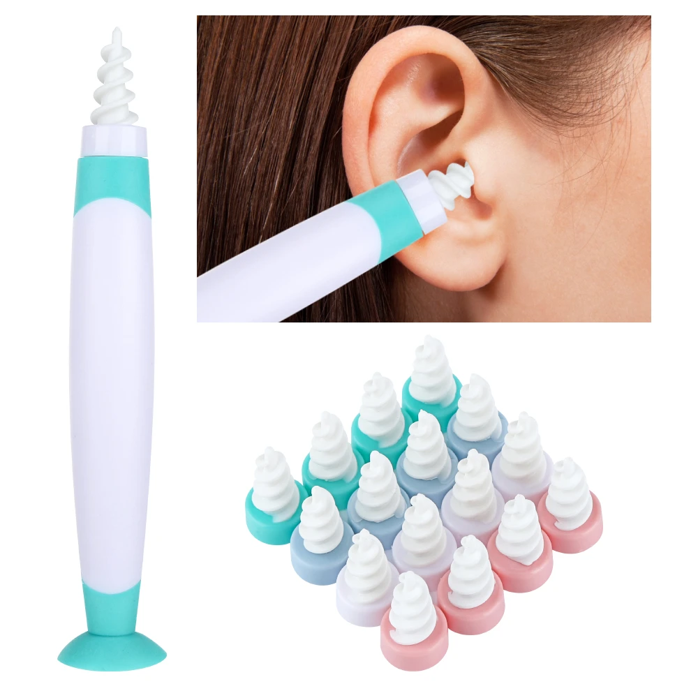 売り込み Spiral Ear Wax Removal With 16 Replacement Heads,ear iglamdigital