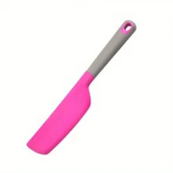 Premium Extra - Large Heat - Resistant Silicone Spatula - Versatile Non - Stick Kitchen Essential (Rose red)