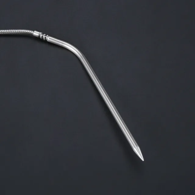 1Pc Bbq Magas Hőmérsékletű Hússzonda Cc-N01 14Cm 5,5 Hüvelykes Fit Camp Chef Wood Pellet Grill 120 Cm Hőhuzal 3,5 Mm-Es Univerzális Adapter - Image 5