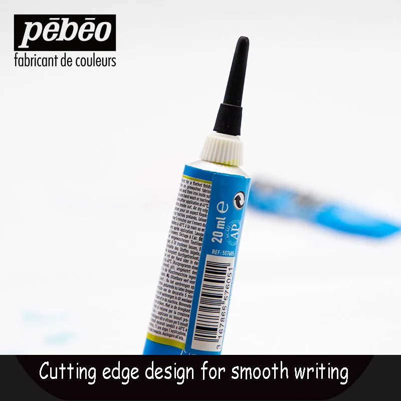 French Pebeo 3D Diy Three-dimensional Hook Line Pen Comic Manicure Painting Writing Student Painting Textile Clothing Graffiti