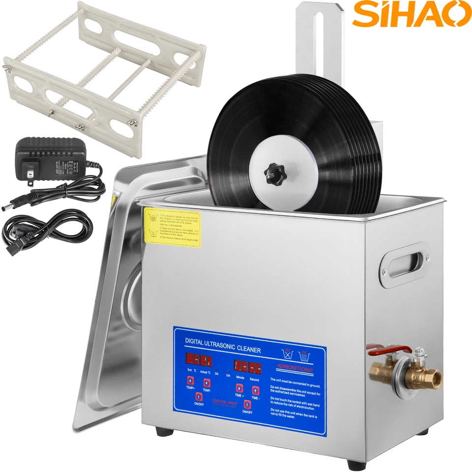 SIHAO 6L Ultrasonic Vinyl Record Cleaning Machine