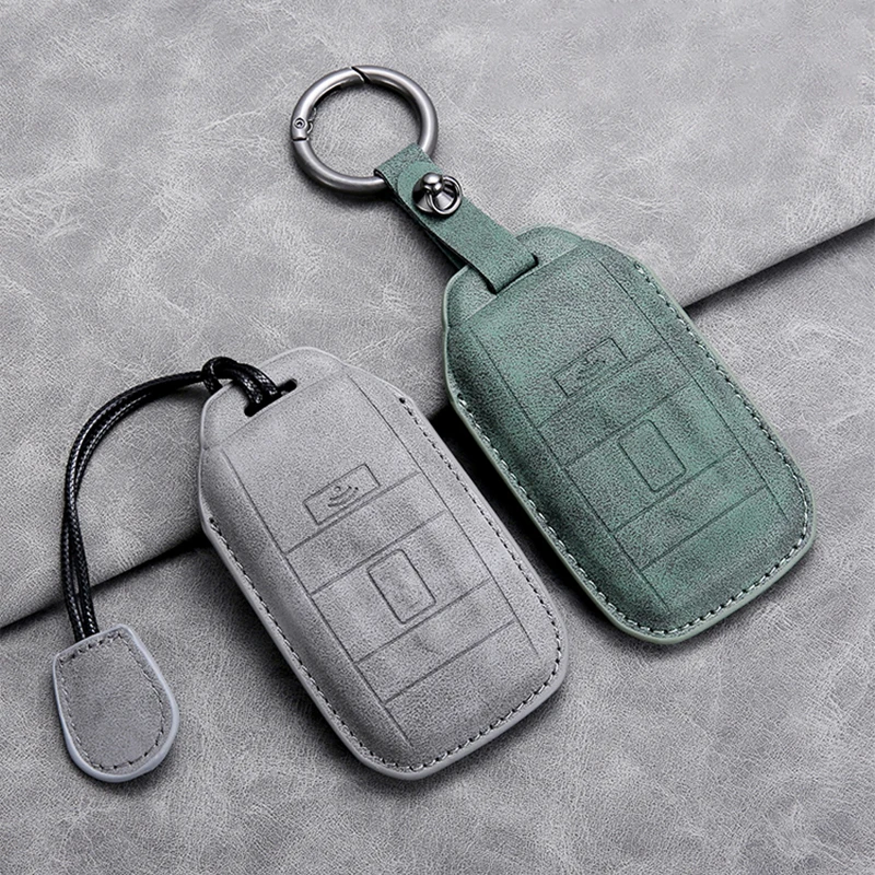 

Leather Car Key Case Cover for Rolls-Royce Cullinan Phantom Ghost Wraith Dawn Key Protective Cover Shell Auto Accessories