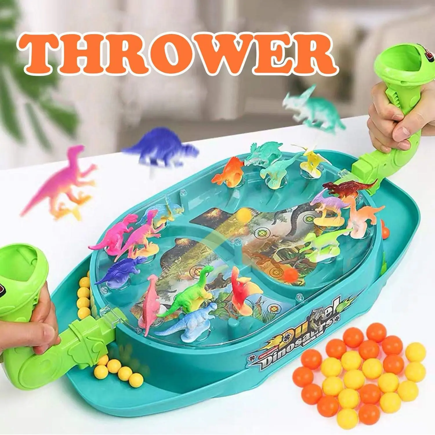 Marble Rush and Dinosaur Bounce Parent-Child Interactive Fashion Creative Party Game Board Funny Indoor Game Toy for Kid 2
