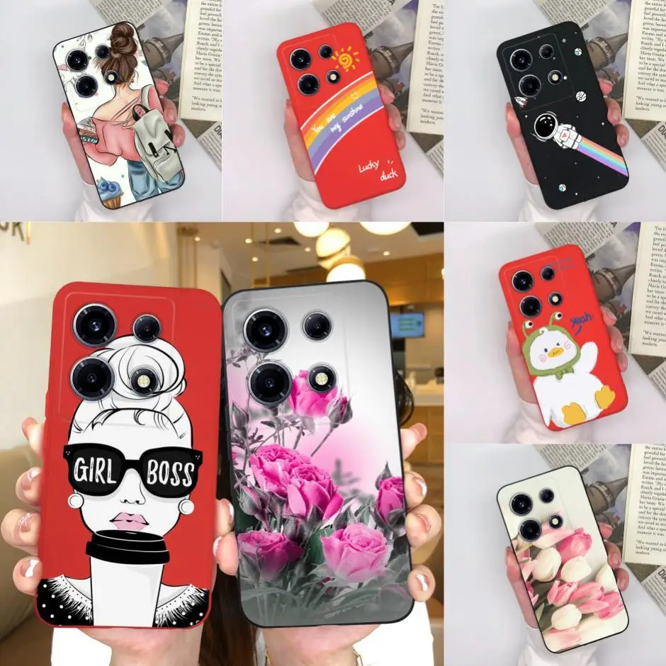 Custodia Per Tecno Infinix Note 30 Vip Hot New Cool Girl Cartoons Style Silicone Soft Shell Per Infinix Note30 Vip Prevalente Fundas
