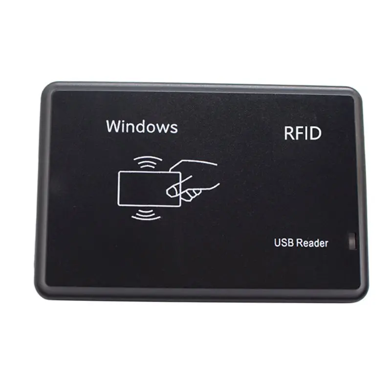 B24B 5X RFID 스마트 카드 리더기(USB 포트 포함), 13.56Mhz IC 카드, 비접촉식 감도, 윈도우 시스템 리눅스 지원