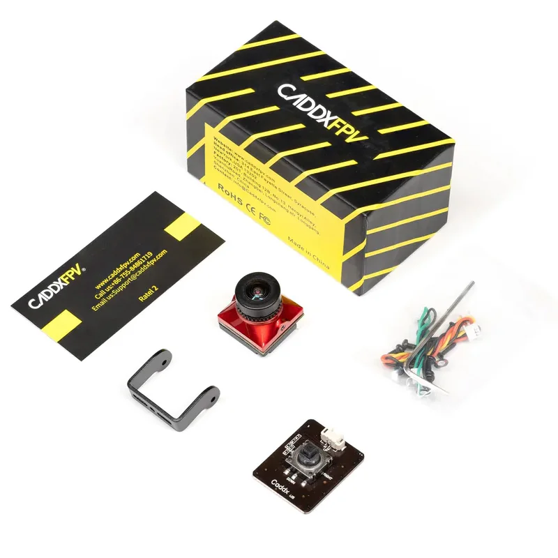 Caddx Ratel 2 V2 FPV Camera Ratel2 2.1mm Lens 16:9/4:3 NTSC/PAL Switchable With Replacement Lens Micro FPV Camera Drone Model thumbnail 6