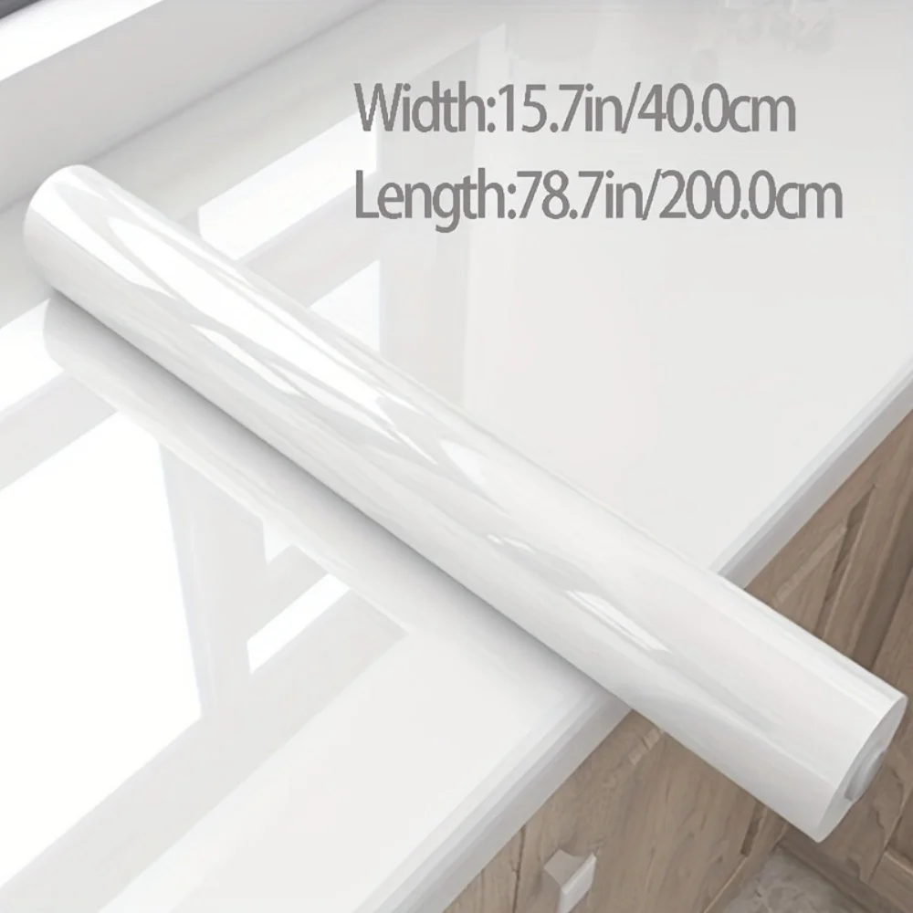 White Marble-Effect Self-Adhesive Kitchen Cabinet Wallpaper Waterproof Durable PET Furniture Refurbishment Sticker Wall Stickers Self Adhesive Stickers Self Adhesive Wallpaper Vinyl Wallpaper Kitchen Wall Sticker Adhesive Wallpaper
