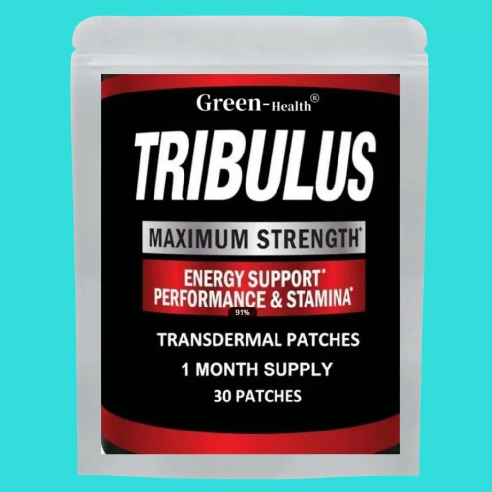 

Tribulus Terrestris Extract Transdermal Patches Energy Booster With Estrogen Blocker 30 Patches One Month Supply