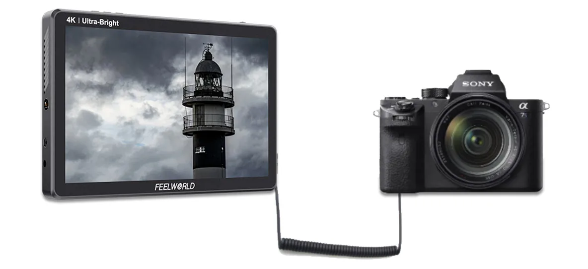 LUT11S 10.1'' 2000nit IPS Touch Screen 3DLUT 3G-SDI HDMI DSLR Camera Monitor Sui