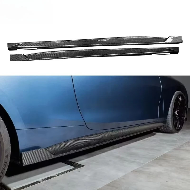 G22 고품질 KB 스타일 카본 파이버 사이드 스커트 사이드 립 4 시리즈 G22용