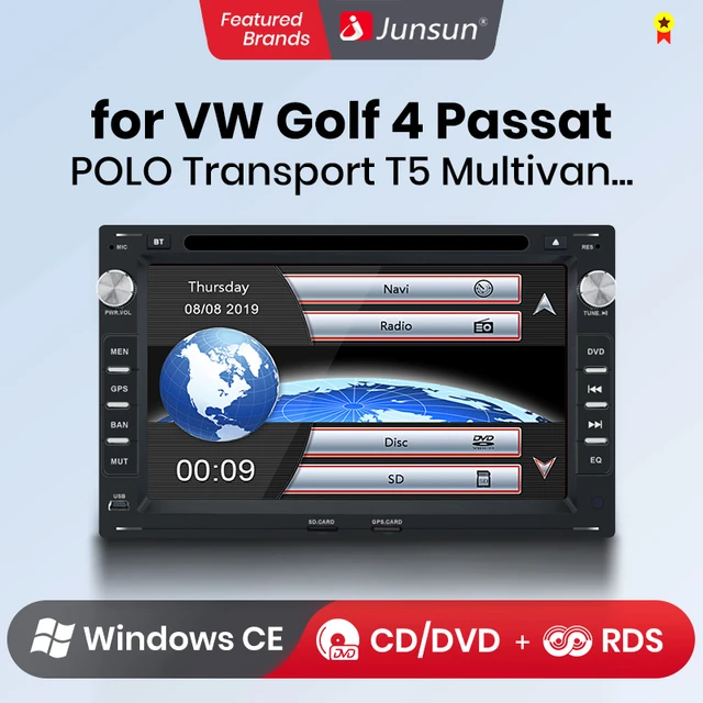 Junsun Android Auto Radio for VW Golf 4 Passat POLO Transport T5 Multivan  Seat Jetta Carplay Car Multimedia GPS 2din autoradio - AliExpress