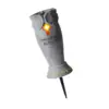 Cemetery Grave Flower Vase Cross Solar Light Cemetery Vase with Spike Grave Marker Decoration Solar Cemetery Grave Vase with LED 1
