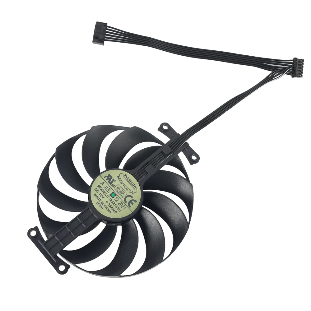 Placa de Vídeo para Asus Dupla Geforce Rtx 3070 oc Edition 95 mm T129215su Rtx3070 fã da Substituição da Placa Gráfica fã da - Imagem 2