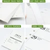 2025 A5 Weekly & Monthly Planner Binder Refill Insert - 5.8"x8.3", 100GSM Paper, 6 Hole Punched for Refillable A5 Binder 5